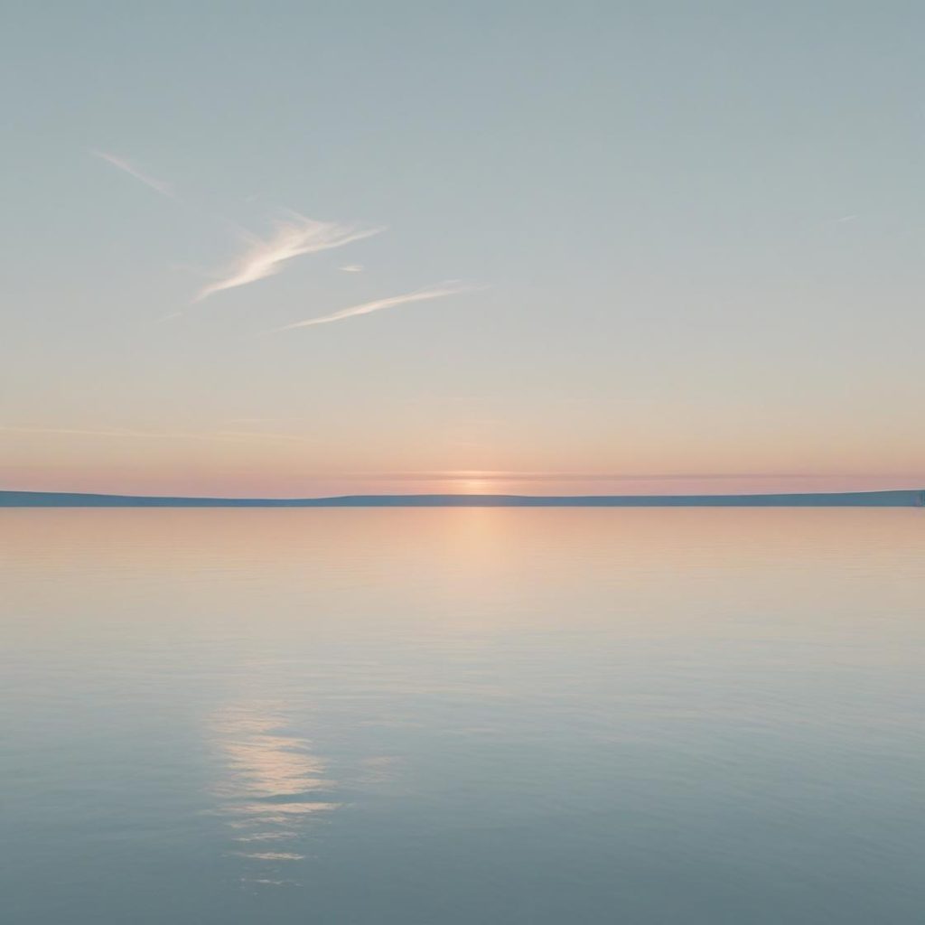 Atardecer, transimitiendo tranquilidad y paz